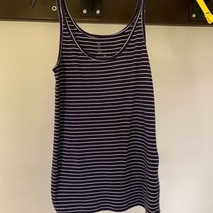 GAP the essential cami - navy white striped